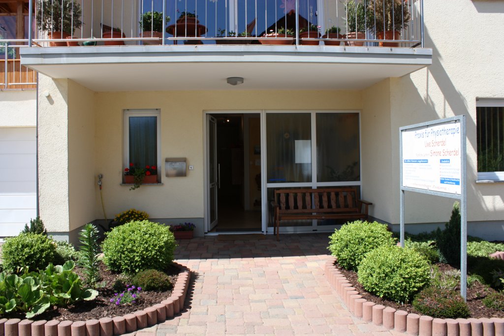 Eingang Praxis Scherdel